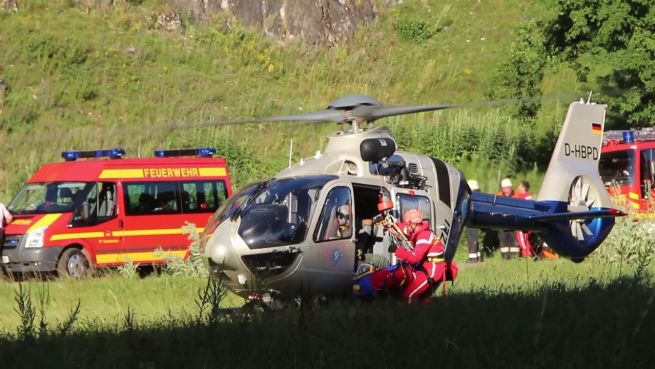 go to Nach Übungseinsatz: Schwerer Kletterunfall am Steilhang